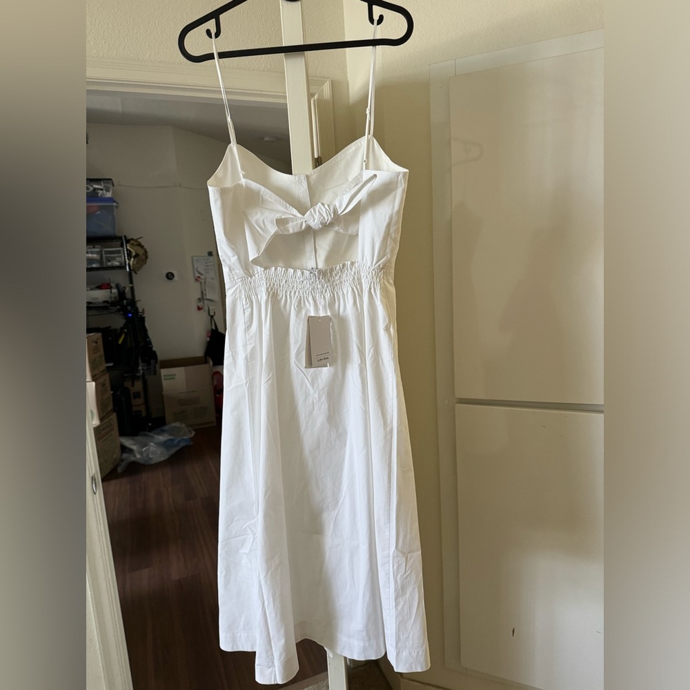[New] & Other Stories white cami dress with bow tie at back
